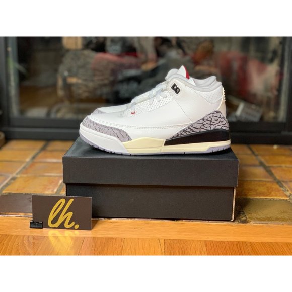 Jordan Other - Size 3y Air Jordan 3 Retro “White Cement” Athletic Basketball Sneakers D…